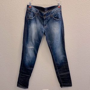 Hudson Collin Flap Mid-Rise Skinny Ankle Jean Size 30